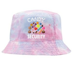 Candy Security Halloween Costume Party Tie-Dyed Bucket Hat