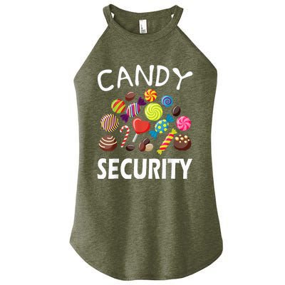 Candy Security Halloween Costume Party Women’s Perfect Tri Rocker Tank