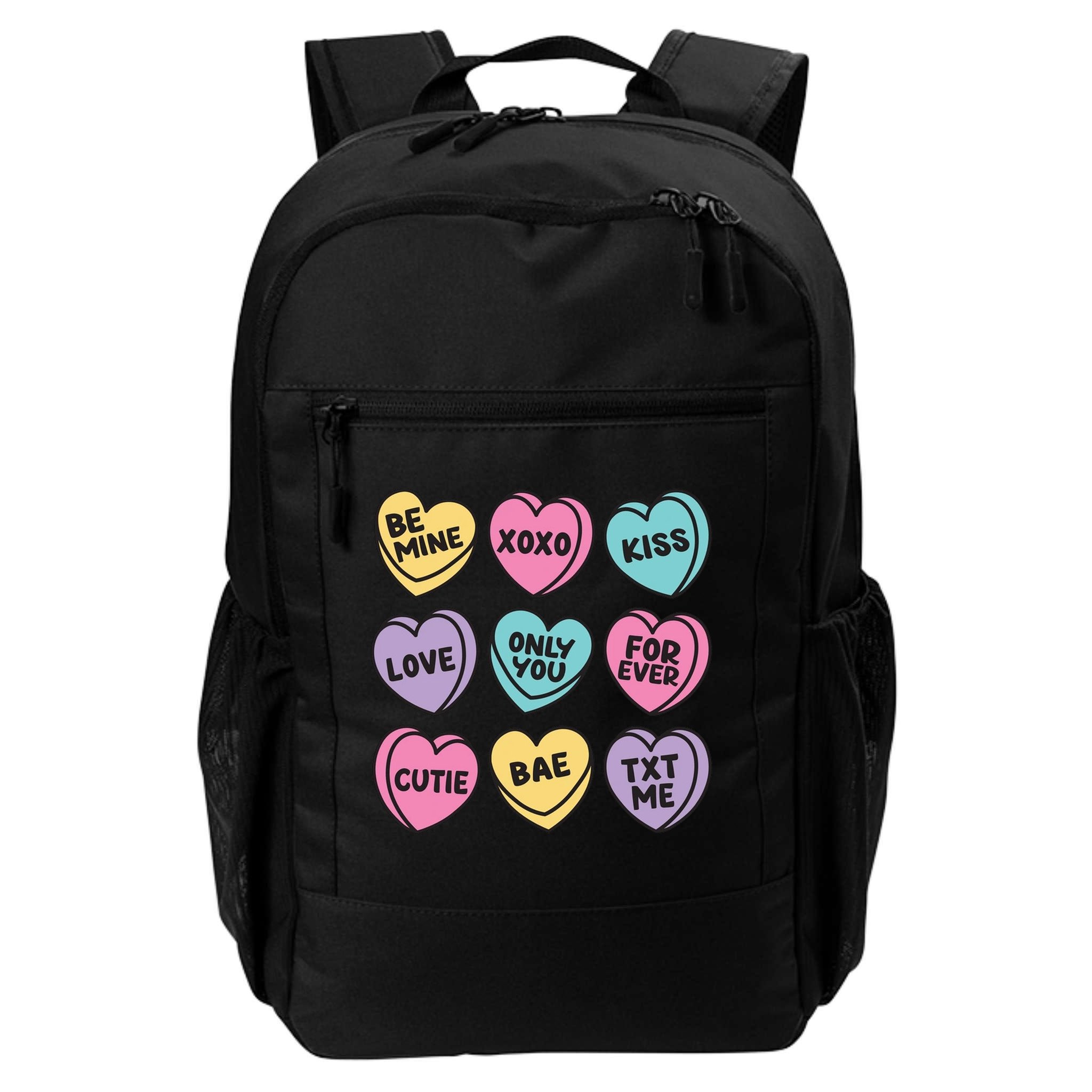 Candy Sweet Hearts Love Valentines Day Backpack