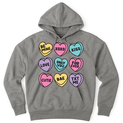 Candy Sweet Hearts Love Valentines Day Hoodie