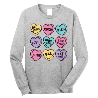 Candy Sweet Hearts Love Valentines Day Long Sleeve Shirt