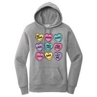 Candy Sweet Hearts Love Valentines Day Women's Pullover Hoodie