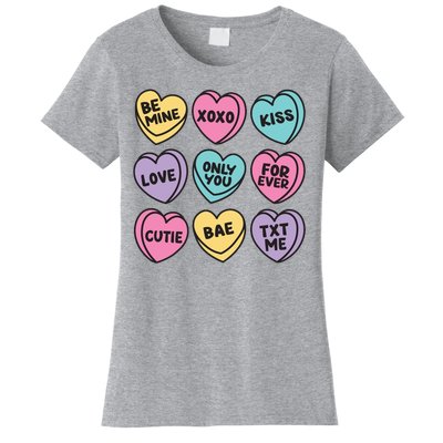 Candy Sweet Hearts Love Valentines Day Women's T-Shirt