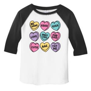 Candy Sweet Hearts Love Valentines Day Toddler Fine Jersey T-Shirt