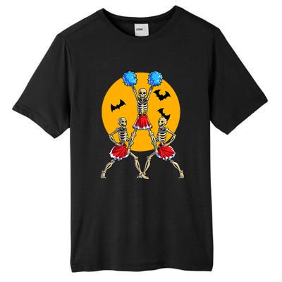 Cheerleading Skeleton Halloween Cheer Skeleton Cheerleader Tall Fusion ChromaSoft Performance T-Shirt