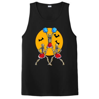 Cheerleading Skeleton Halloween Cheer Skeleton Cheerleader PosiCharge Competitor Tank