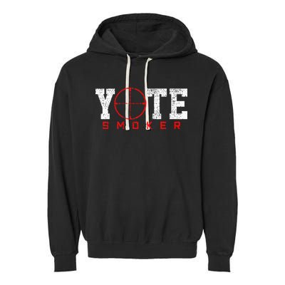 Coyote Smoker Hunter Hunting Garment-Dyed Fleece Hoodie