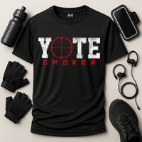 Coyote Smoker Hunter Hunting Cooling Performance Crew T-Shirt