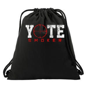 Coyote Smoker Hunter Hunting Drawstring Bag