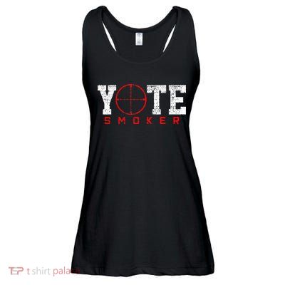 Coyote Smoker Hunter Hunting Ladies Essential Flowy Tank