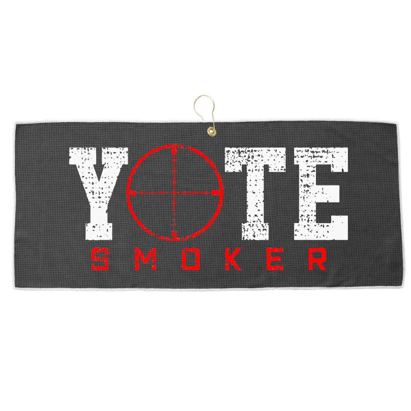Coyote Smoker Hunter Hunting Large Microfiber Waffle Golf Towel