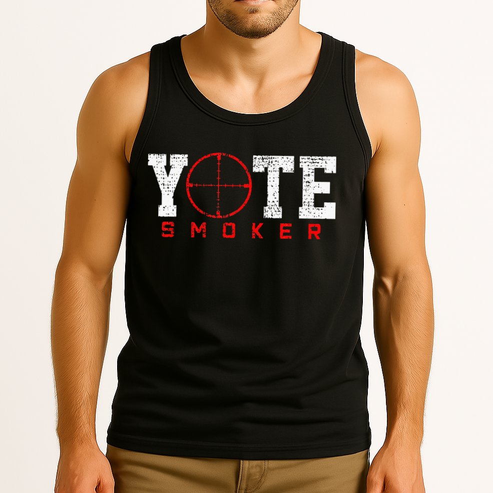 Coyote Smoker Hunter Hunting Tank Top