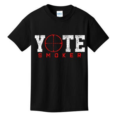 Coyote Smoker Hunter Hunting Kids T-Shirt