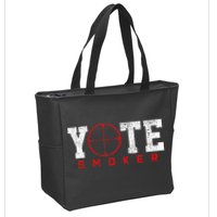Coyote Smoker Hunter Hunting Zip Tote Bag