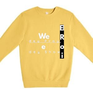 Casual Streetwear hiphop Pidgin letter Premium Crewneck Sweatshirt