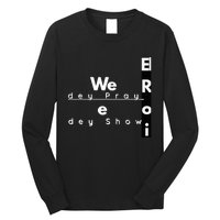 Casual Streetwear hiphop Pidgin letter Long Sleeve Shirt