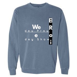 Casual Streetwear hiphop Pidgin letter Garment-Dyed Sweatshirt