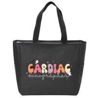 Cardiac Sonographer Halloween Ghosts Echocardiographers Zip Tote Bag