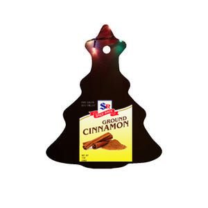 Cinnamon Spice Halloween Costume Ceramic Tree Ornament