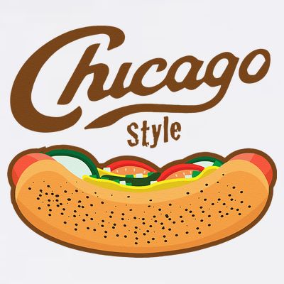 Chicago Style Hot Dog Summer T-Shirt