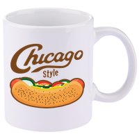 Chicago Style Hot Dog Summer 11oz C Handle Ceramic Mug