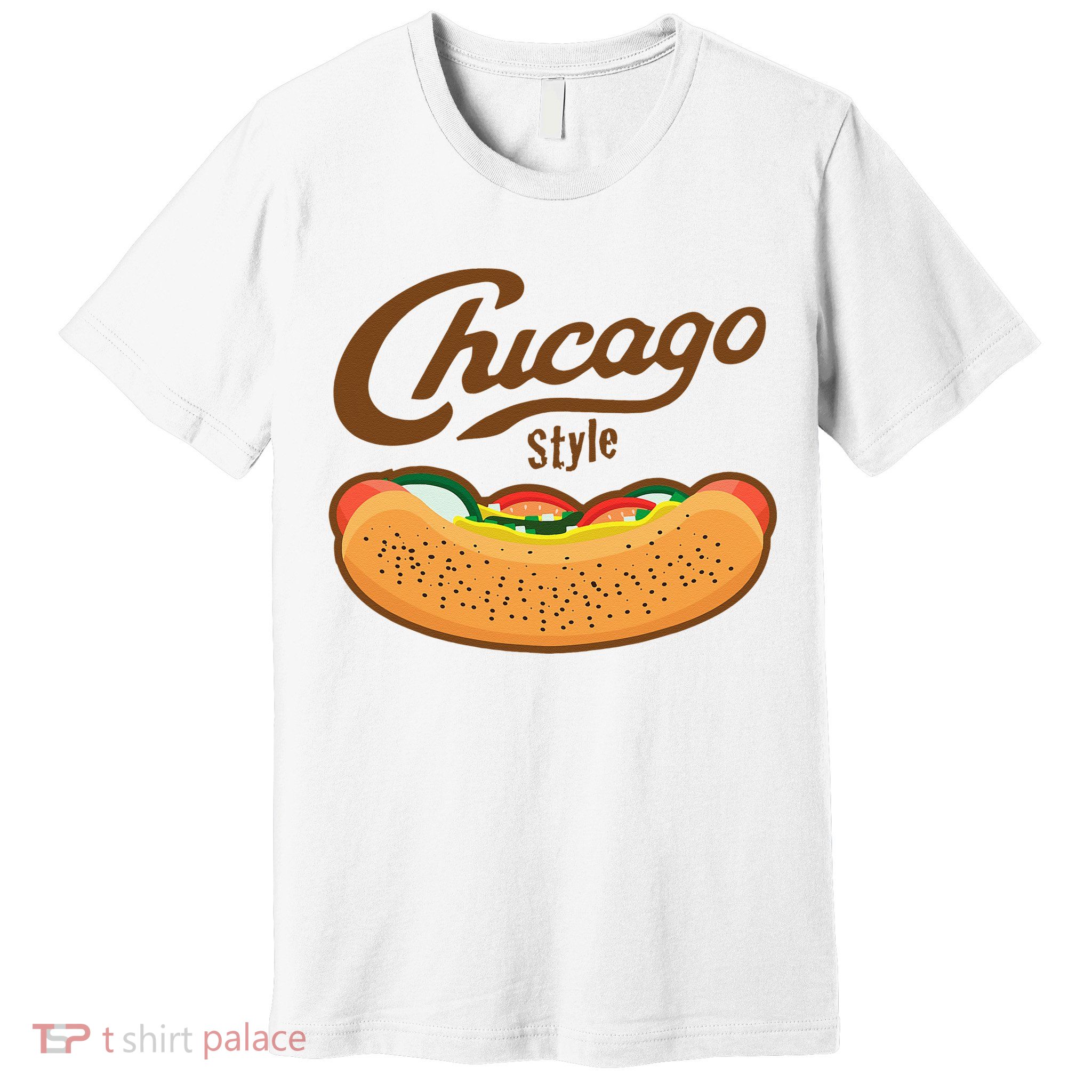 Chicago Style Hot Dog Summer Premium T-Shirt