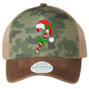 Christmas Santa Hat Candy Cane Legacy Tie Dye Trucker Hat