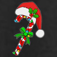 Christmas Santa Hat Candy Cane 11oz C Handle Ceramic Mug