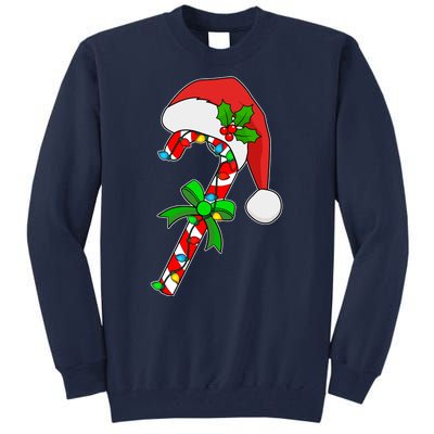 Christmas Santa Hat Candy Cane Tall Sweatshirt