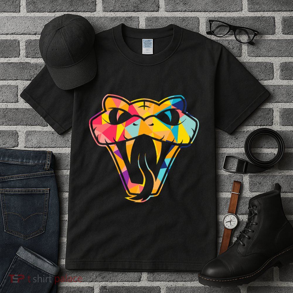 Colorful Snake Head Serpent Tall T-Shirt