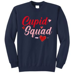 Cupid Squad Hearts Funny Valentine's Day Gifts For Group Tall Sweatshirt