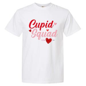 Cupid Squad Hearts Funny Valentine's Day Gifts For Group Garment-Dyed Heavyweight T-Shirt