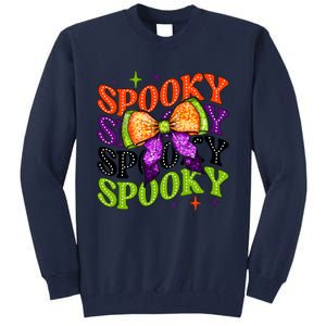 Coquette Spooky Halloween Bow Tall Sweatshirt