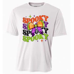 Coquette Spooky Halloween Bow Cooling Performance Crew T-Shirt