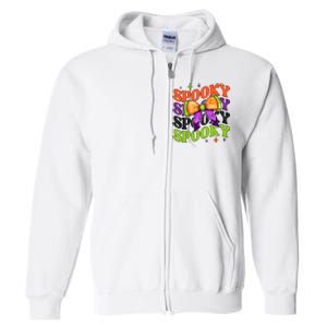 Coquette Spooky Halloween Bow Full Zip Hoodie