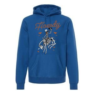 Cow Skeleton Howdy Skeleton Cow Killer Skeleton Meaningful Gift Premium Hoodie