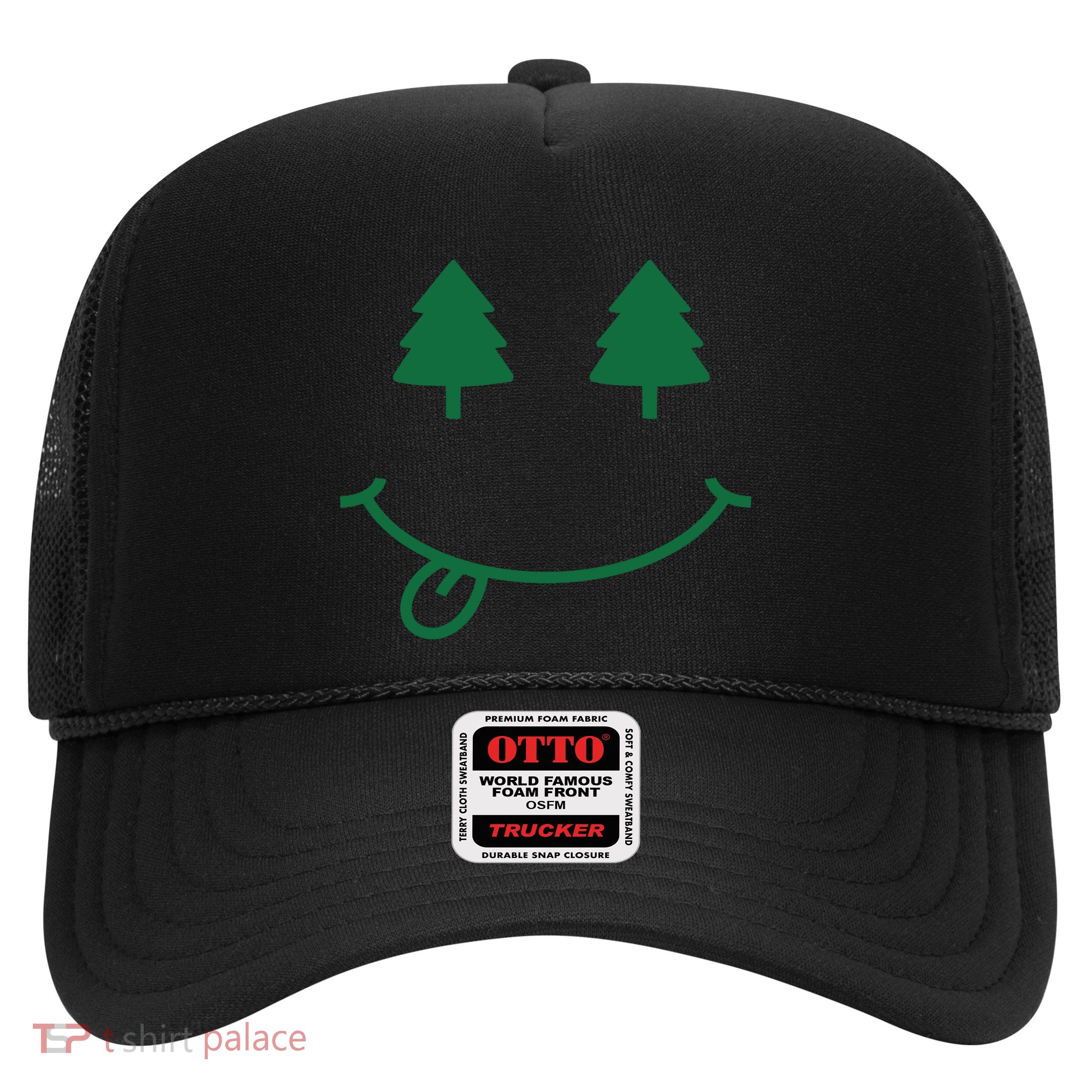 Christmas Smiley Holiday Trucker Hat