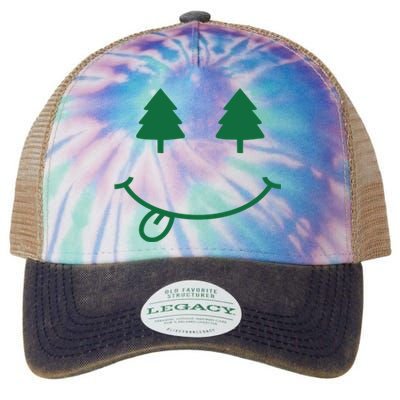 Christmas Smiley Holiday Legacy Tie Dye Trucker Hat