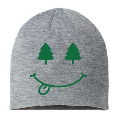 Christmas Smiley Holiday Sustainable Beanie