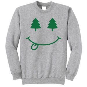 Christmas Smiley Holiday Tall Sweatshirt