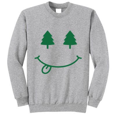 Christmas Smiley Holiday Tall Sweatshirt