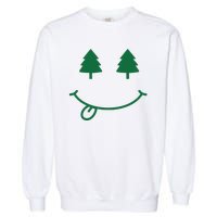 Christmas Smiley Holiday Garment-Dyed Sweatshirt