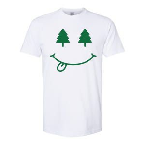 Christmas Smiley Holiday Softstyle CVC T-Shirt