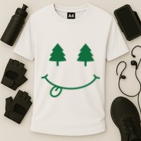 Christmas Smiley Holiday Performance Shirt