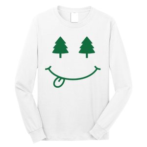 Christmas Smiley Holiday Long Sleeve Shirt