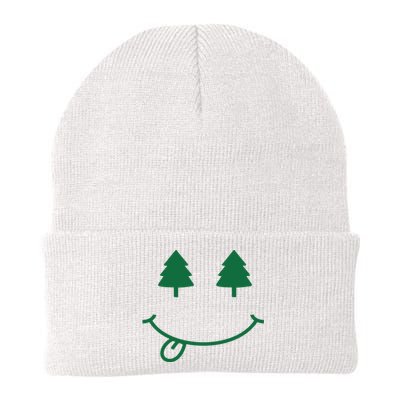 Christmas Smiley Holiday Knit Cap Winter Beanie