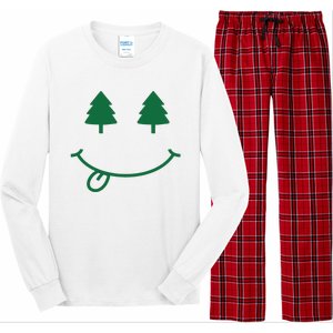 Christmas Smiley Holiday Long Sleeve Pajama Set