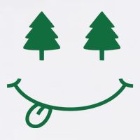 Christmas Smiley Holiday Flatbill Hat