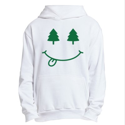 Christmas Smiley Holiday Urban Pullover Hoodie