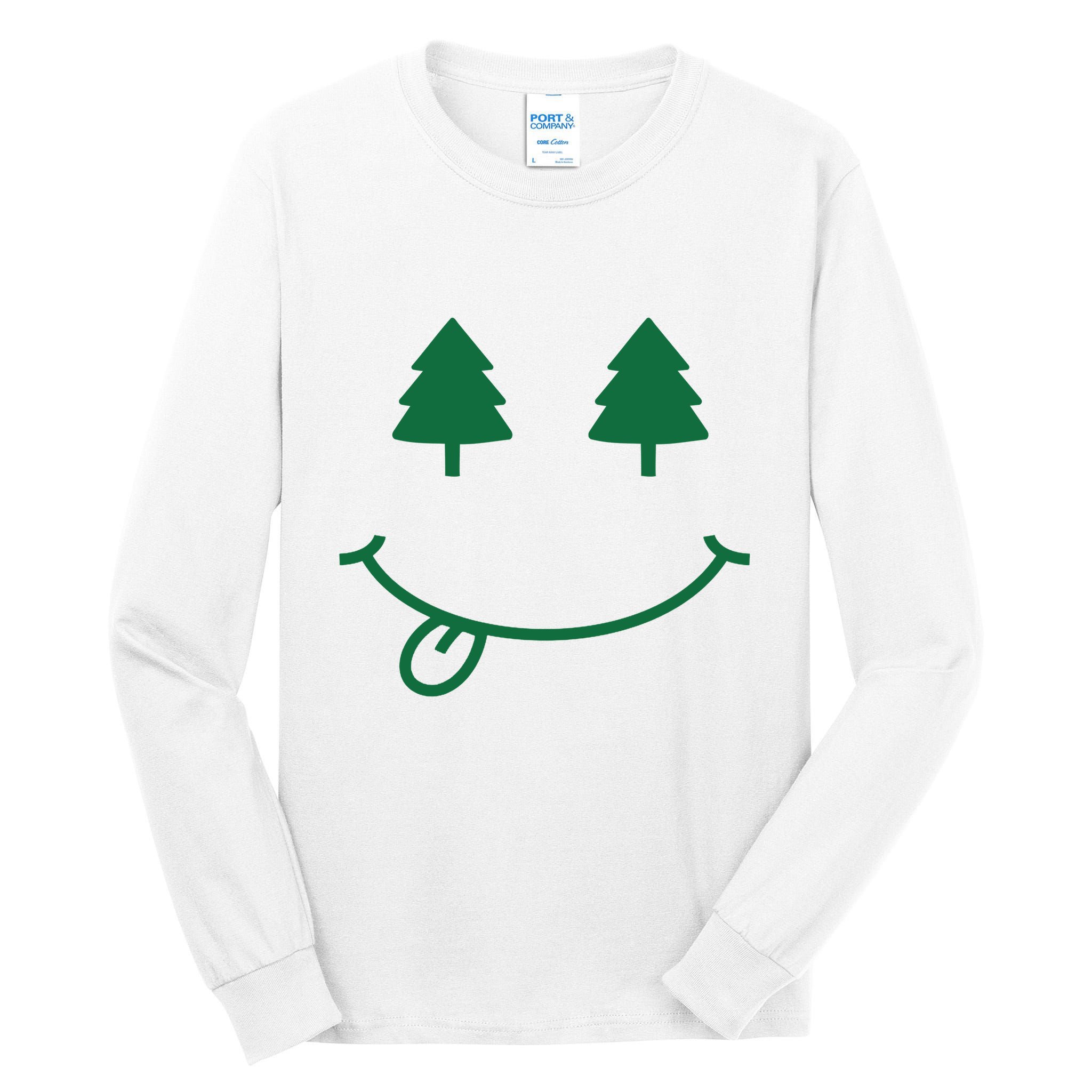 Christmas Smiley Holiday Tall Long Sleeve T-Shirt